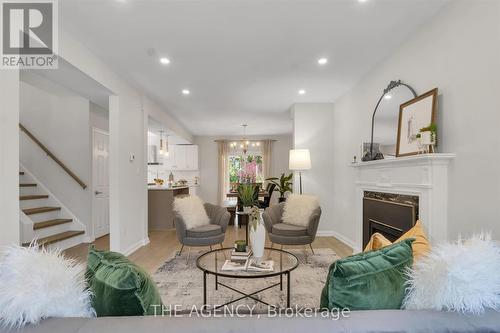 104 Fairholt Road S, Hamilton, ON - Indoor Photo Showing Living Room With Fireplace