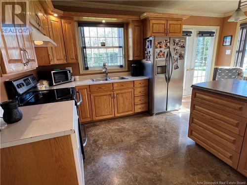 30 Ch Camp, Dsl De Drummond/Dsl Of Drummond, NB - Indoor Photo Showing Kitchen With Double Sink