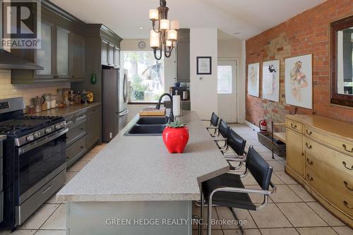 207 George Street, Toronto, ON - Indoor Photo Showing Kitchen With Double Sink