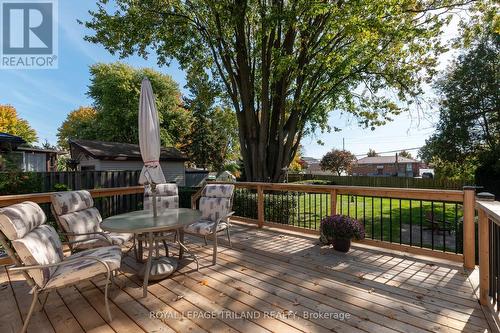 1833 Whitehall Drive, London, ON - Outdoor With Deck Patio Veranda With Exterior