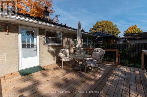 1833 Whitehall Drive, London, ON - Outdoor With Deck Patio Veranda With Exterior