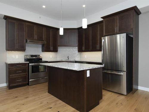 214 200 Oasis Lane N, Thunder Bay, ON - Indoor Photo Showing Kitchen With Upgraded Kitchen