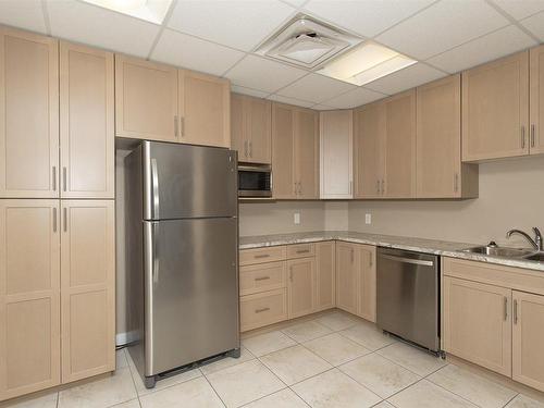 214 200 Oasis Lane N, Thunder Bay, ON - Indoor Photo Showing Kitchen With Double Sink