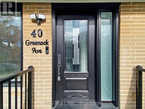 40 Greenock Avenue, Toronto, ON - Outdoor With Exterior