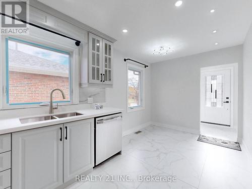 40 Greenock Avenue, Toronto, ON - Indoor Photo Showing Kitchen With Double Sink