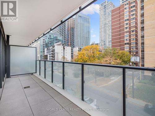 208 - 185 Roehampton Avenue, Toronto, ON - Outdoor With Balcony With Exterior