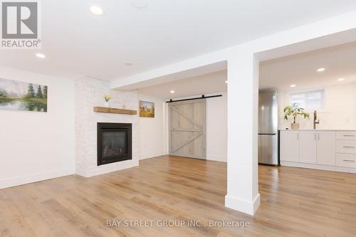 111 Frankdale Avenue E, Toronto, ON - Indoor Photo Showing Living Room With Fireplace