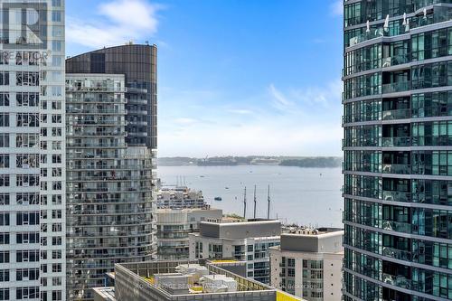 2509 - 38 Iannuzzi Street, Toronto, ON - Outdoor With Body Of Water With Balcony With Facade