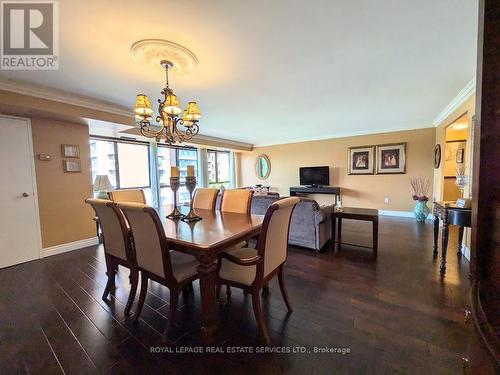 608 - 1400 Dixie Road, Mississauga, ON - Indoor Photo Showing Dining Room