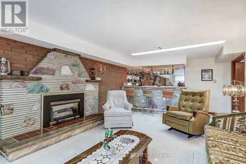 3 Aragon Avenue, Toronto, ON - Indoor Photo Showing Living Room With Fireplace