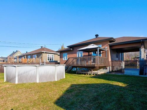 Back facade - 831 Rue Vendôme, Saint-Paul, QC - Outdoor With Above Ground Pool