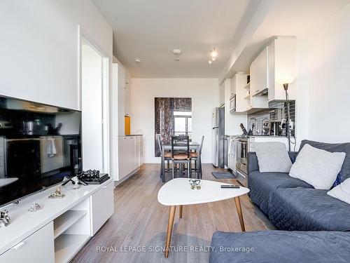 603-60 George Butchart Dr, Toronto, ON - Indoor Photo Showing Living Room