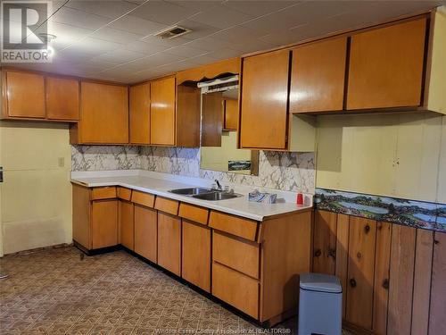 317 E Road 11, Kingsville, ON - Indoor Photo Showing Kitchen With Double Sink