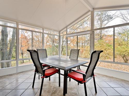 Solarium - 15 Rue Fraser, Windsor, QC - Indoor Photo Showing Dining Room