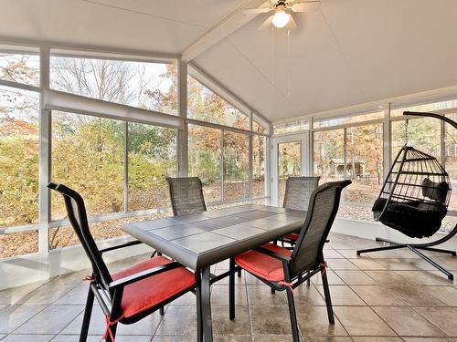 Solarium - 15 Rue Fraser, Windsor, QC - Indoor Photo Showing Dining Room