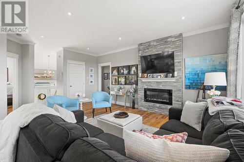 168 Diamond Marsh Drive, St. John'S, NL - Indoor Photo Showing Living Room With Fireplace