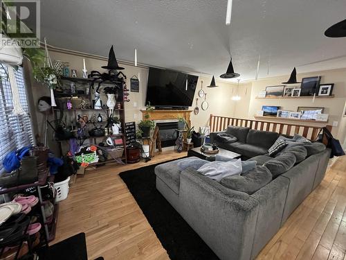 4403 Heritage Crescent, Fort Nelson, BC - Indoor With Fireplace