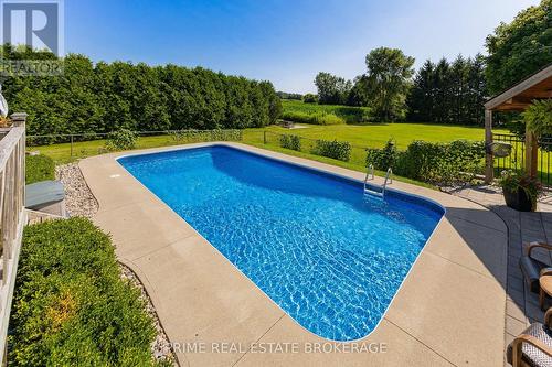 8819 Longwoods Road, Strathroy-Caradoc (Mount Brydges), ON - Outdoor With In Ground Pool With Backyard