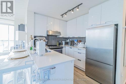 2307 - 5025 Four Springs Avenue, Mississauga, ON - Indoor Photo Showing Kitchen With Upgraded Kitchen