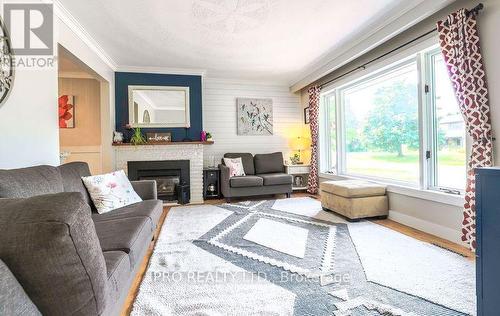 12 Westdale Avenue, Orangeville, ON - Indoor Photo Showing Living Room With Fireplace