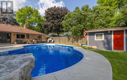 12 Westdale Avenue, Orangeville, ON - Outdoor With In Ground Pool