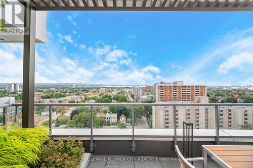 604 - 212 King William Street, Hamilton, ON - Outdoor With Balcony With View