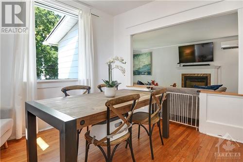 649 Tweedsmuir Avenue, Ottawa, ON - Indoor Photo Showing Dining Room With Fireplace