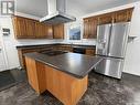 9408 Meadow Lark Lane, North Battleford, SK  - Indoor Photo Showing Kitchen With Double Sink 