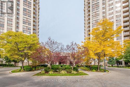 1610 - 710 Humberwood Boulevard, Toronto, ON - Outdoor With Balcony With Facade