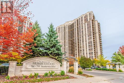 1610 - 710 Humberwood Boulevard, Toronto, ON - Outdoor With Facade