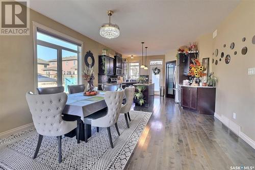 8013 Edgewater Bay, Regina, SK - Indoor Photo Showing Dining Room