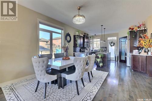 8013 Edgewater Bay, Regina, SK - Indoor Photo Showing Dining Room