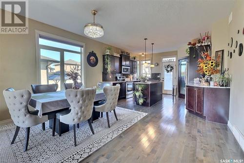 8013 Edgewater Bay, Regina, SK - Indoor Photo Showing Dining Room