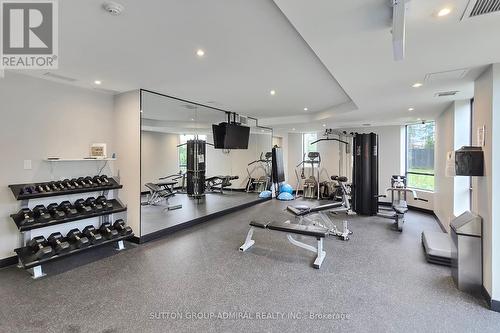 901 - 7460 Bathurst Street W, Vaughan, ON - Indoor Photo Showing Gym Room