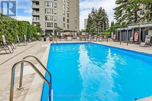 901 - 7460 Bathurst Street W, Vaughan, ON - Outdoor With In Ground Pool