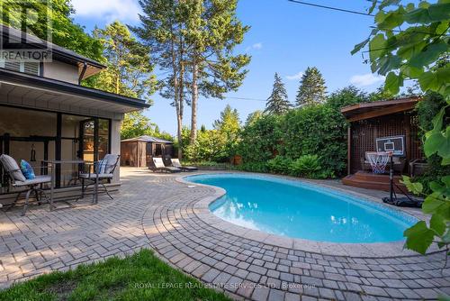 81 Sir Williams Lane, Toronto, ON - Outdoor With In Ground Pool With Deck Patio Veranda