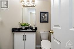 Main floor powder room - 