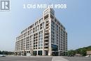 #908 - 1 Old Mill Drive, Toronto, ON  - Outdoor With Balcony With Facade 