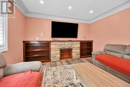 221 Gray Road, Hamilton, ON - Indoor Photo Showing Living Room With Fireplace