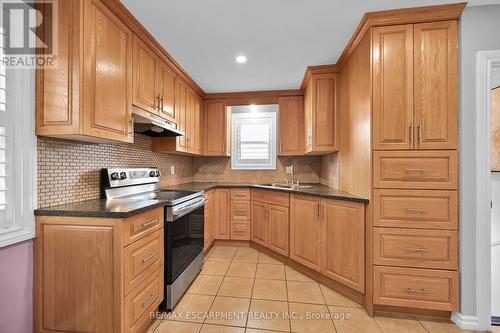 221 Gray Road, Hamilton, ON - Indoor Photo Showing Kitchen With Double Sink