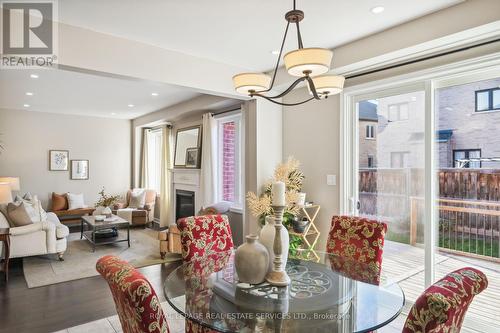 277 Landsborough Avenue, Milton, ON - Indoor Photo Showing Dining Room With Fireplace