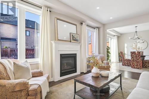 277 Landsborough Avenue, Milton, ON - Indoor Photo Showing Living Room With Fireplace