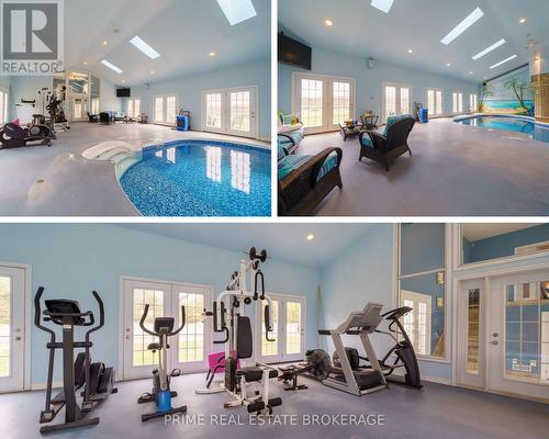 1561 Westchester Bourne Road, Thames Centre (Dorchester), ON - Indoor Photo Showing Gym Room