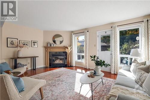 44 Almond Lane, Ottawa, ON - Indoor Photo Showing Living Room With Fireplace