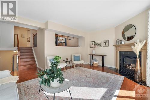 44 Almond Lane, Ottawa, ON - Indoor Photo Showing Living Room With Fireplace