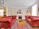 37 Charles Street, Ottawa, ON  - Indoor Photo Showing Living Room With Fireplace 