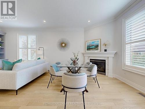 21 Taro Court, Richmond Hill, ON - Indoor Photo Showing Living Room With Fireplace