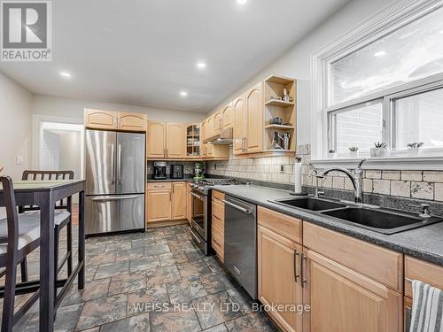 42 Barksdale Avenue, Toronto, ON - Indoor Photo Showing Kitchen With Double Sink