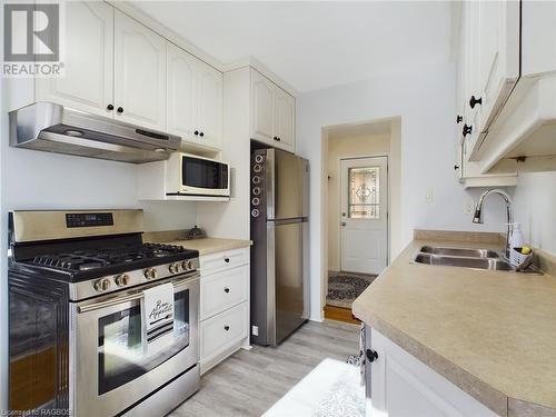 495 Ridge Street, Port Elgin, ON - Indoor Photo Showing Kitchen With Stainless Steel Kitchen With Double Sink