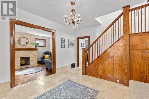 1225 Chilver, Windsor, ON - Indoor Photo Showing Other Room With Fireplace